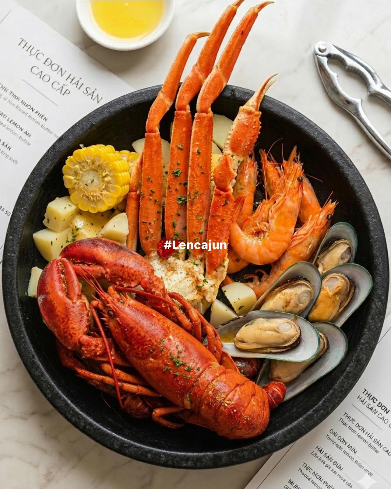 Combo hải sản cajun cao cấp